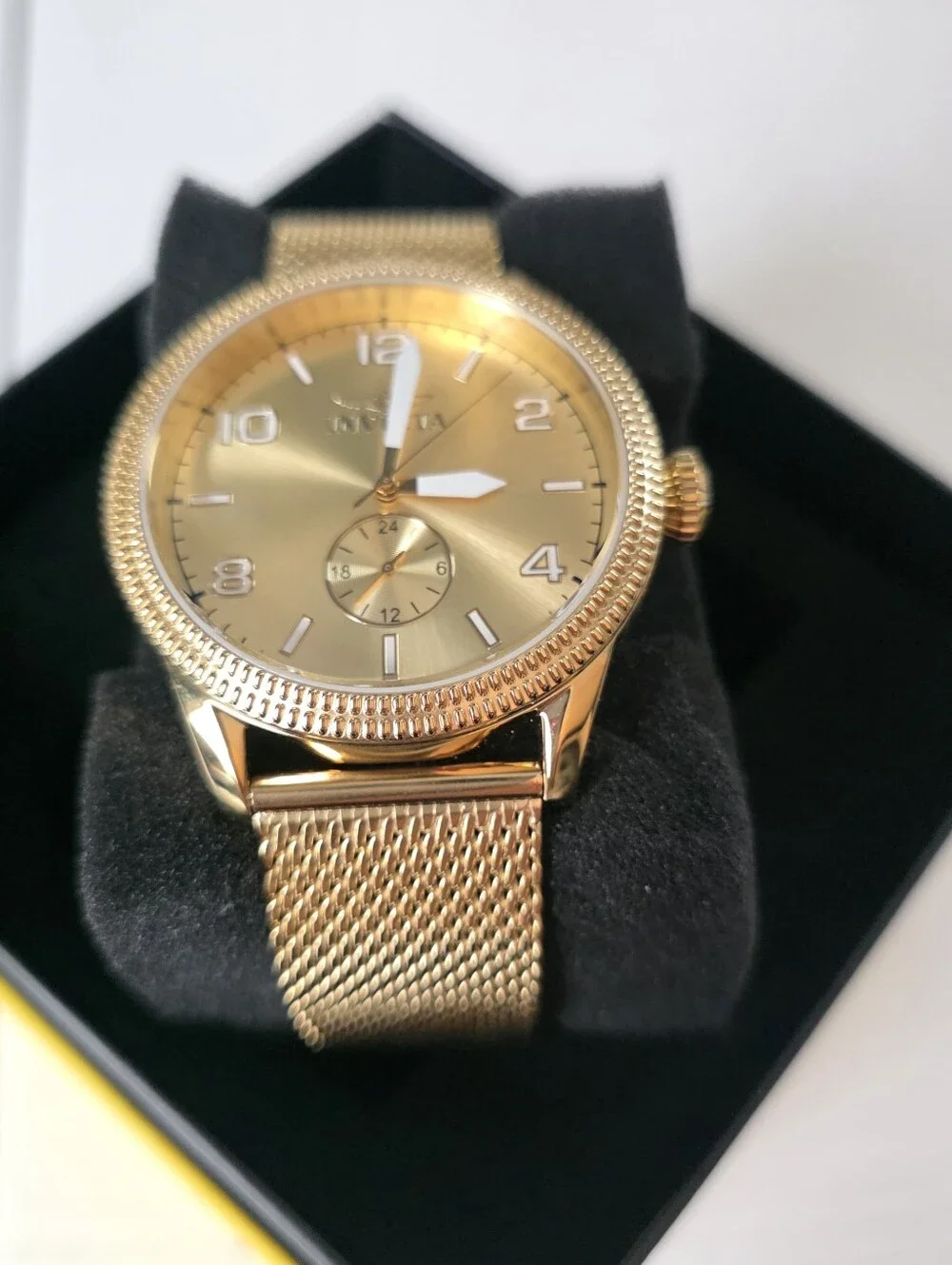 339.  Invicta Vintage Men's Multifunction Watch - 44mm. Gold (47136)